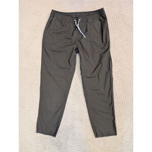 Vuori Ripstop Drawstring Pants Women XL XLarge Olive Green VW450 Organic Cotton